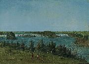 Las cataratas de San Antonio George Catlin